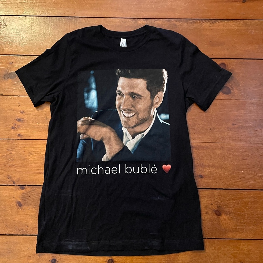 Michael Buble 2019 Love Album Black Concert Shirt - Picture 4 of 8